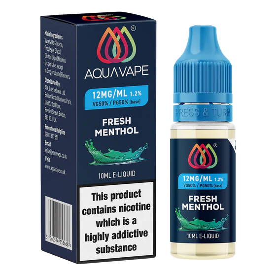 Fresh Menthol by Aquavape - 10ml - Image 4
