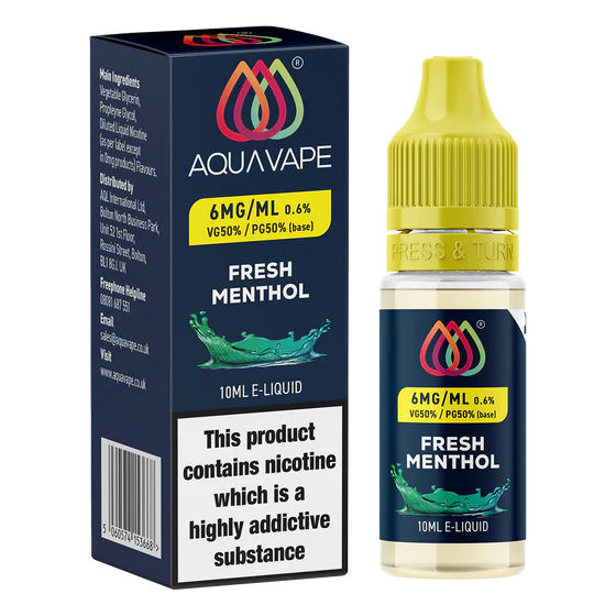 Fresh Menthol by Aquavape - 10ml - Image 3